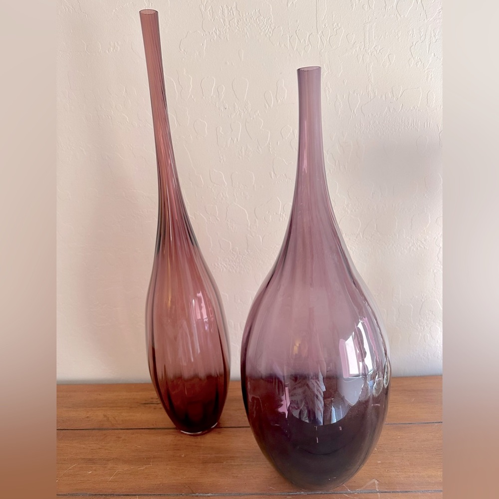 Purple Decorative Vases